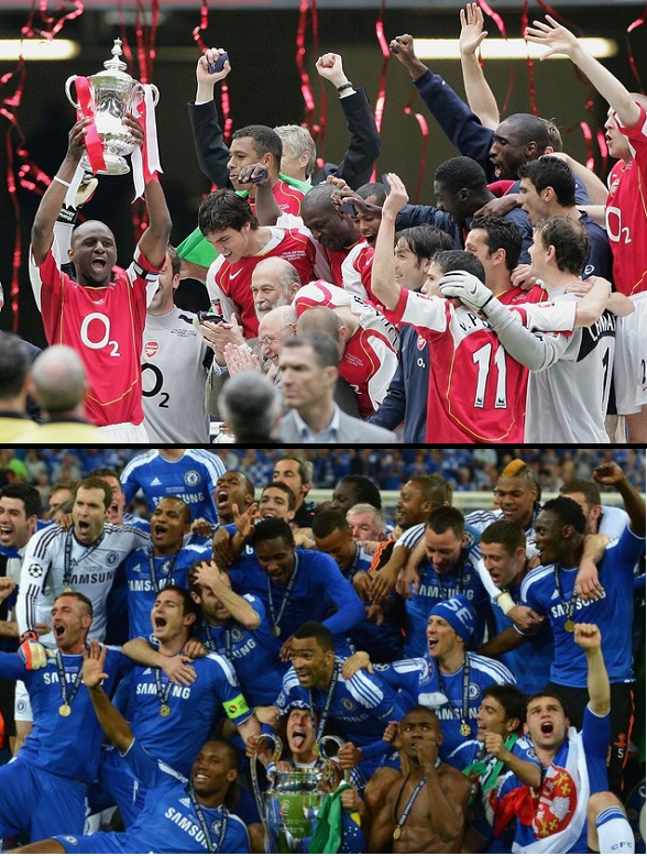 Arsenal vs Chelsea Trophy Record