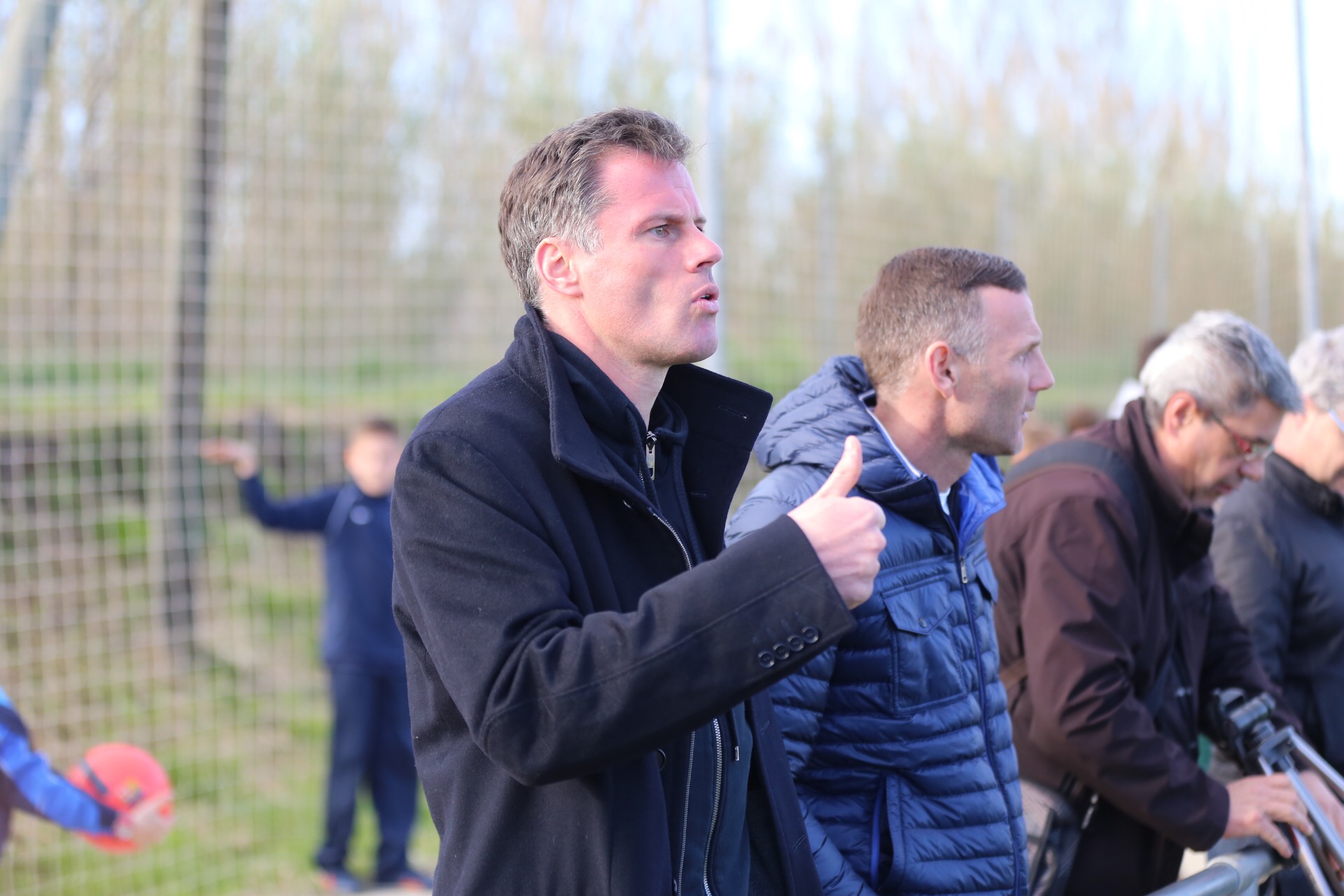 Liverpool legend Jamie Carragher at the MIC