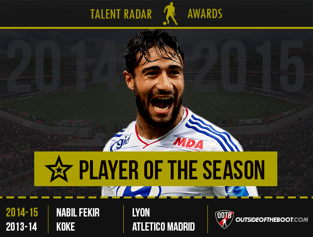Talent Radar Player of the Season 2014-15
