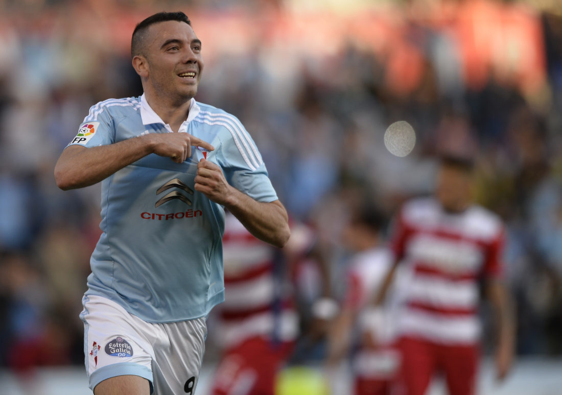 Having returned to Celta, Iago Aspas has revived his career and will hope to continue that form. MIGUEL RIOPA / AFP / Getty Images