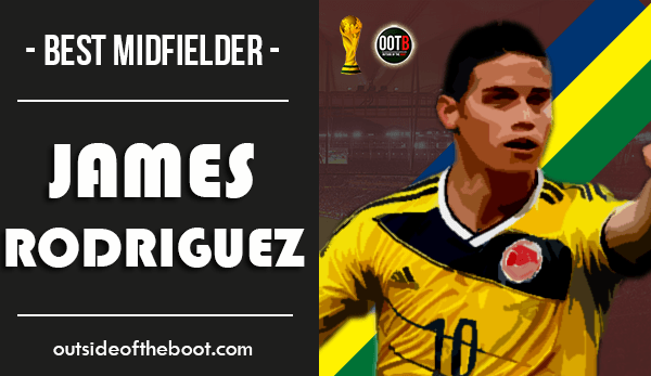 World Cup Best Midfielder James Rodriguez