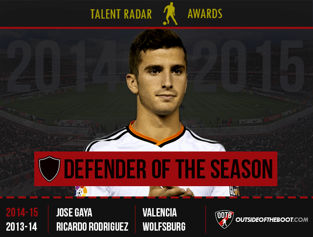 Talent Radar Defender of the Season 2014-15