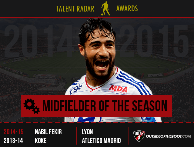 Talent Radar Midfielder of the Season 2014-15