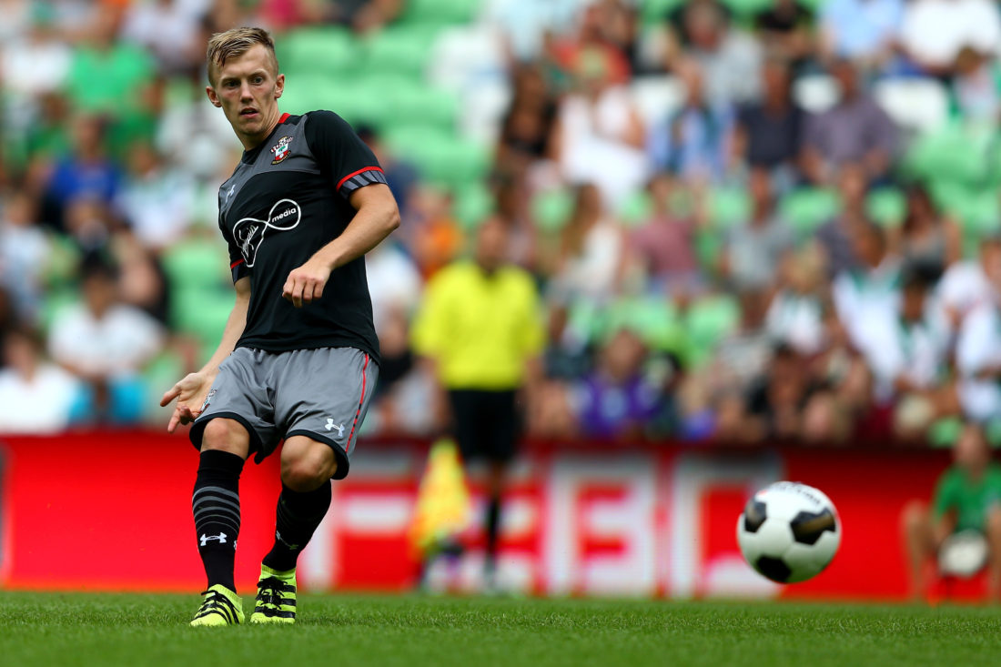 Having surpassed 100 games for the Saints, James Ward-Prowse is now expected to be a regular in the first team. CHRISTOF KOEPSEL / Getty Images