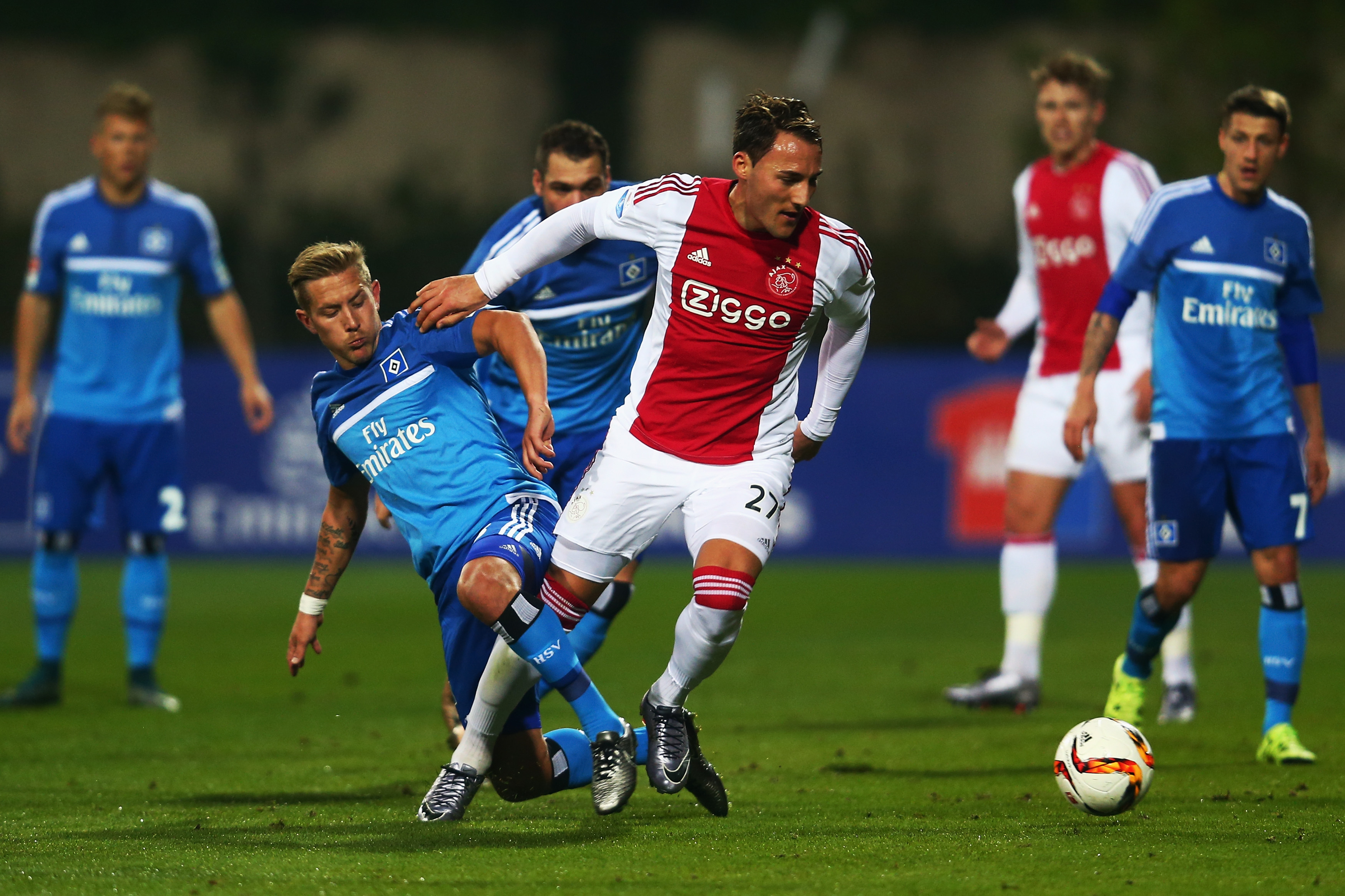 Nemanja Gudelj is set to have a crucial season for Ajax. / Alex Grimm / Bongarts